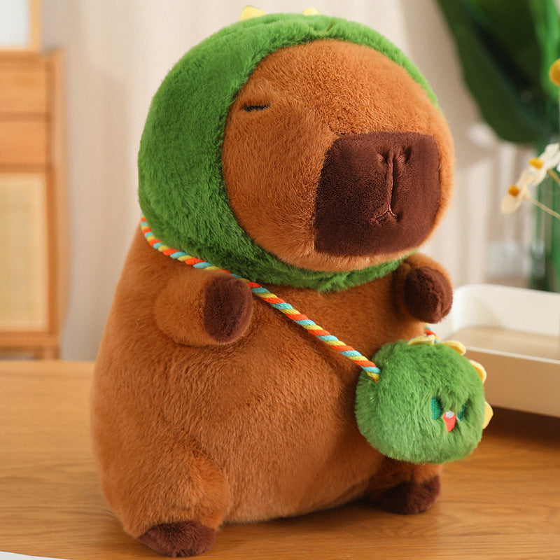 Fluffy Capybara Plush Doll Kawaii
