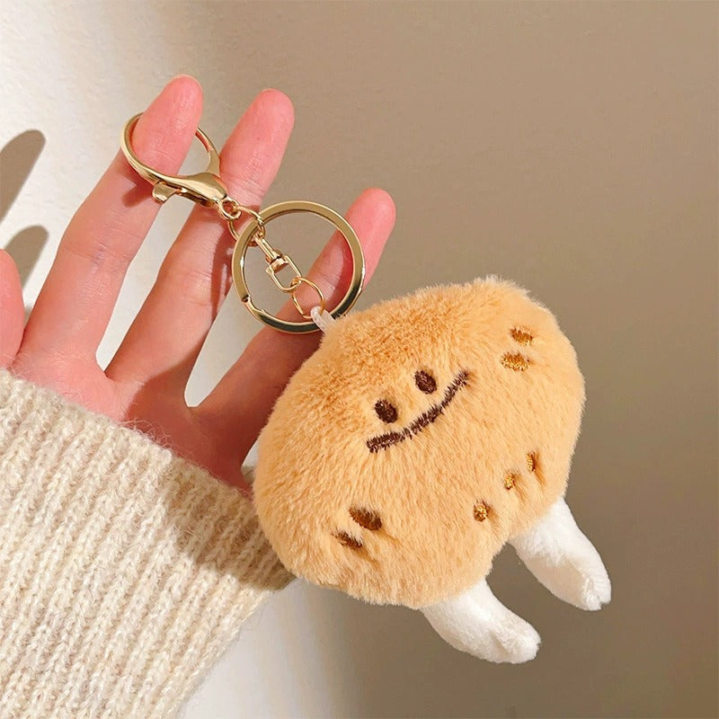 Kawaii Plush Keychain for Bags & Phones