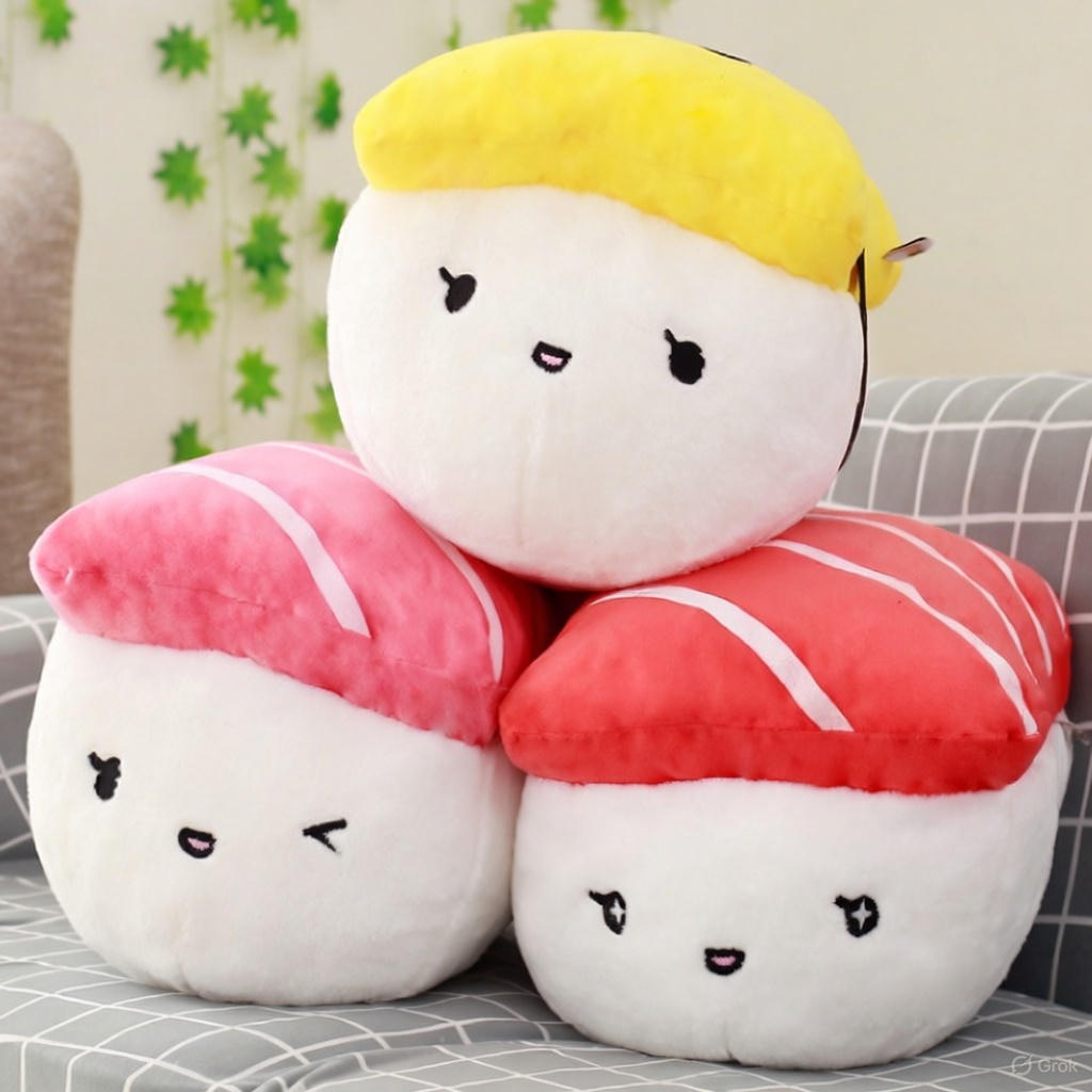 Kawaii Pillow Cute Sushi